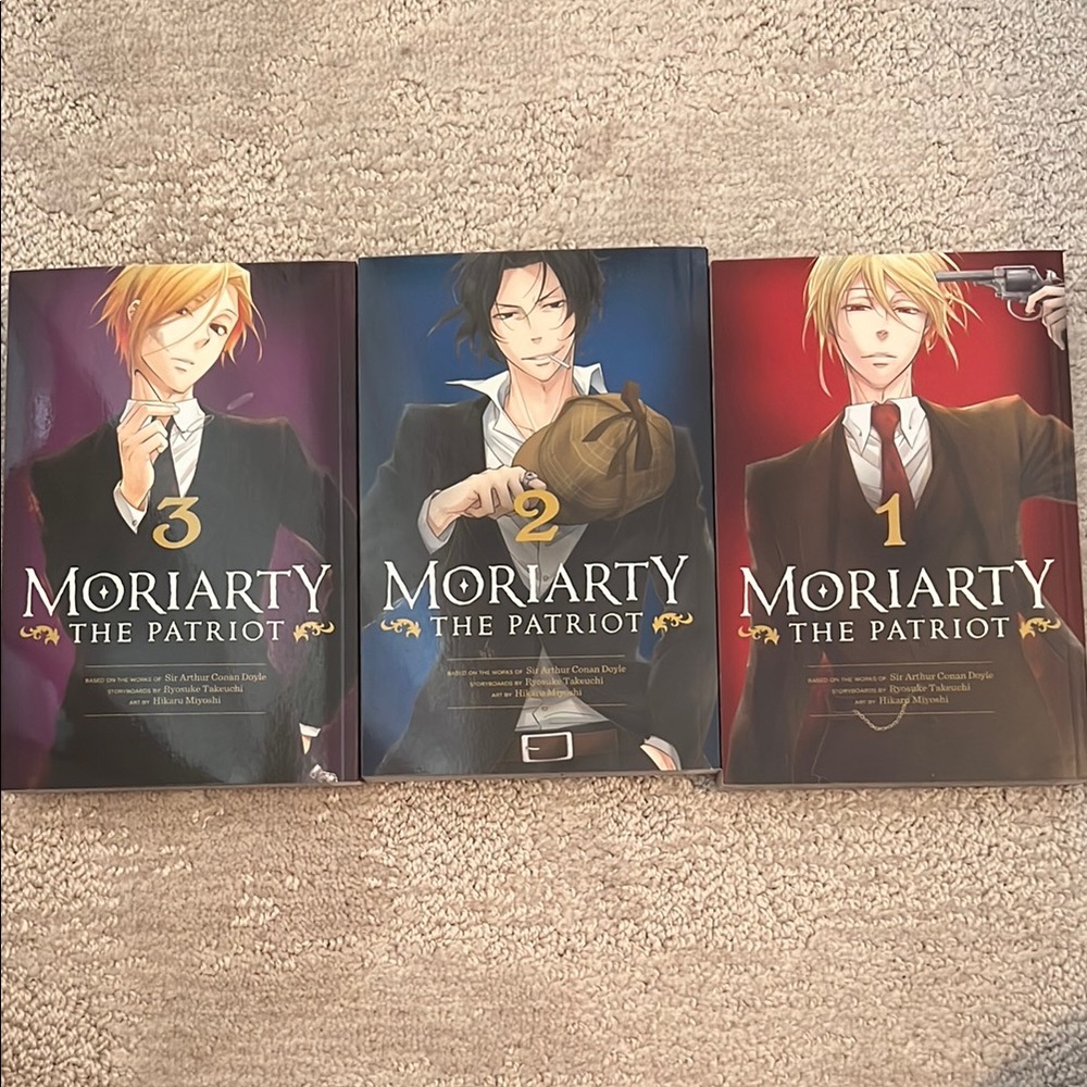 Moriarty the Patriot Manga Volumes 1-3
